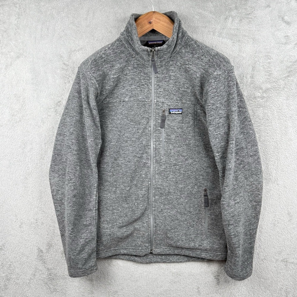 Patagonia Synchilla Jacket Womens M Heather Gray Fleece Full Zip Outdoors Hiking